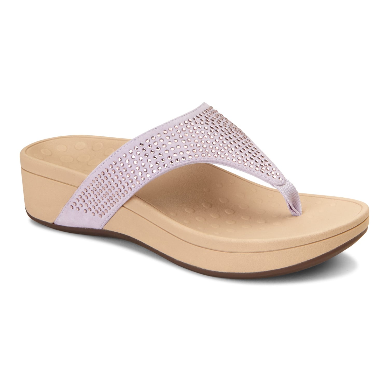 Vionic Pacific Naples - Women's Platform Sandal - Lavender - 1 main view