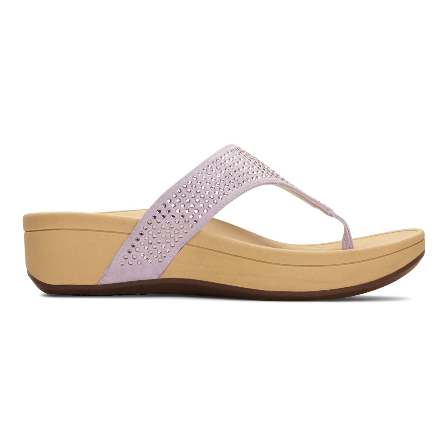 Vionic Pacific Naples - Women's Platform Sandal - Lavender - 4 right view