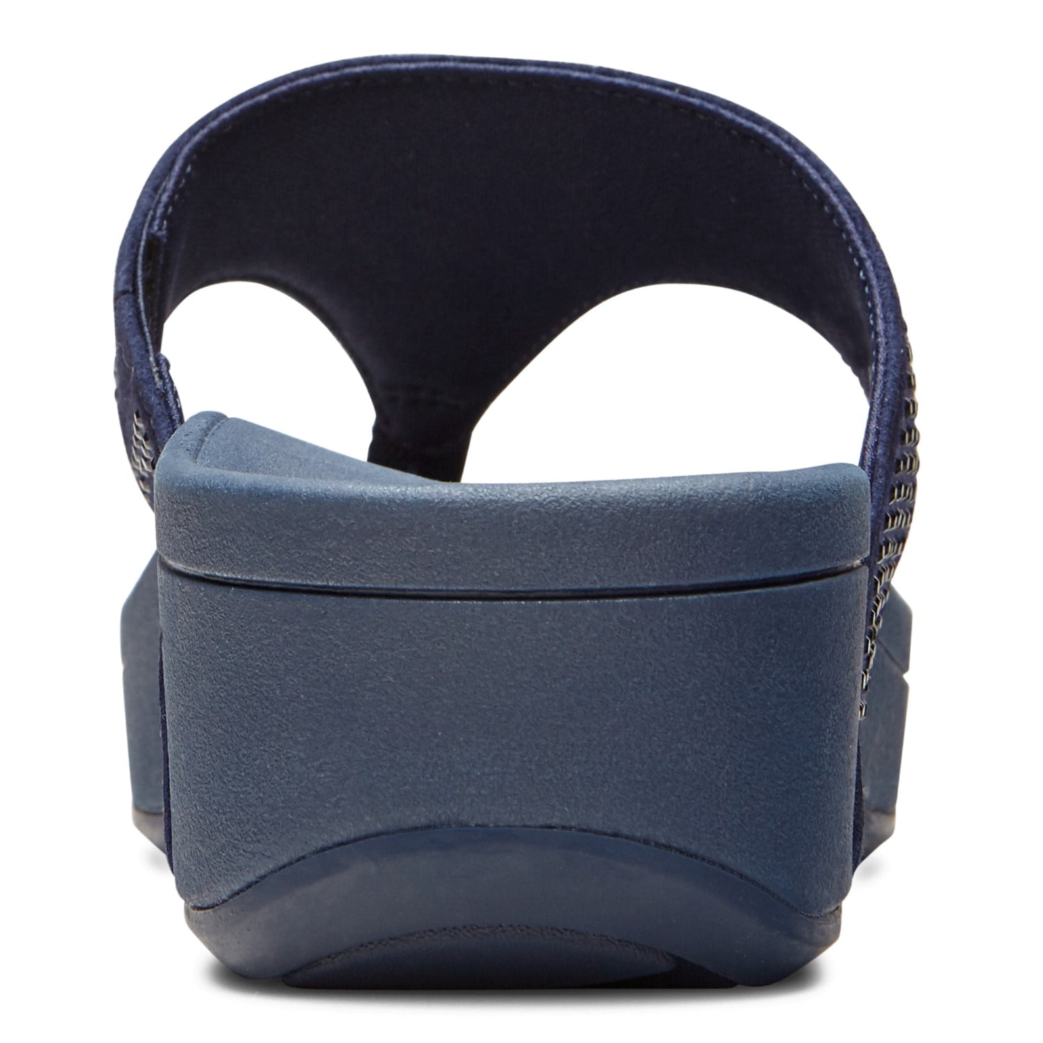 Vionic Pacific Naples - Women's Platform Sandal - Navy - 5 back view