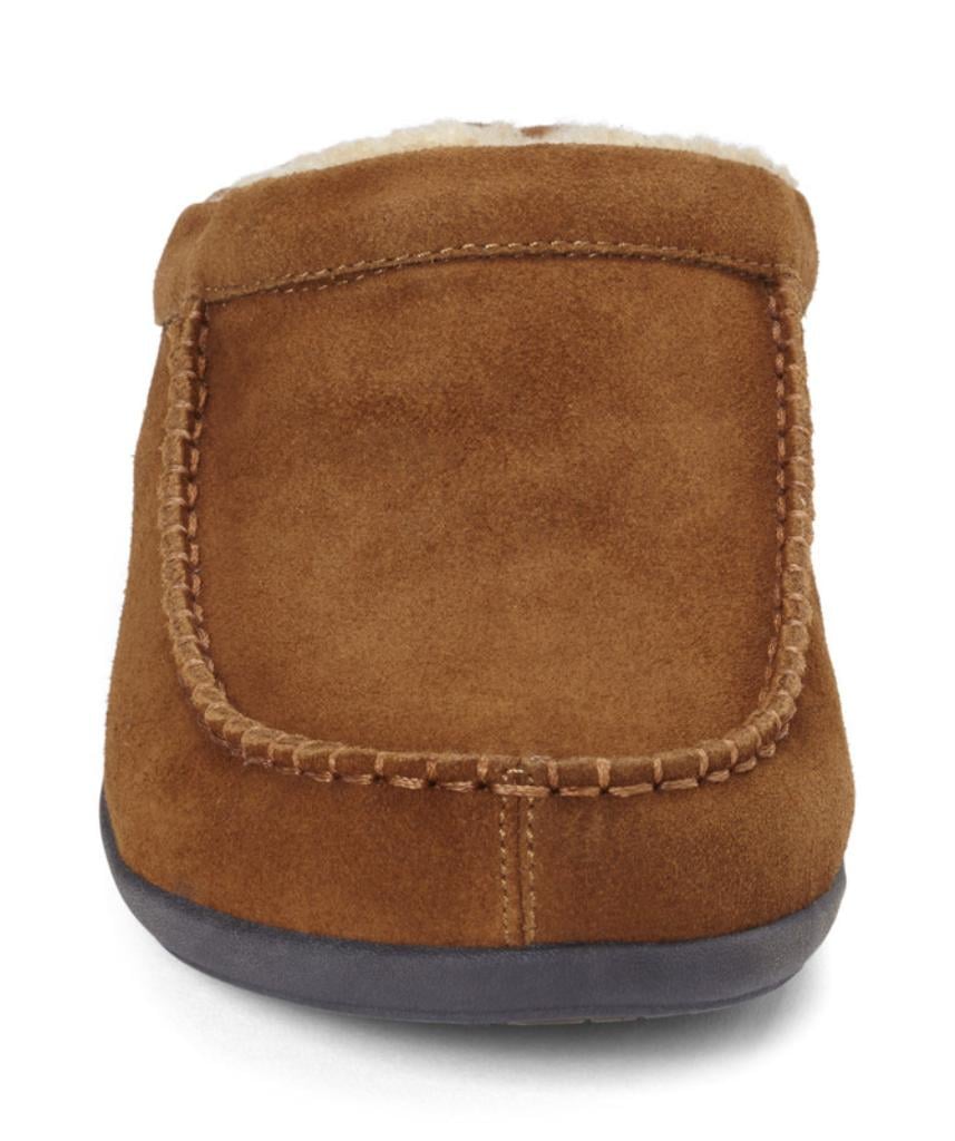 Vionic Barrow Mens Faux shearling-lined slipper - front