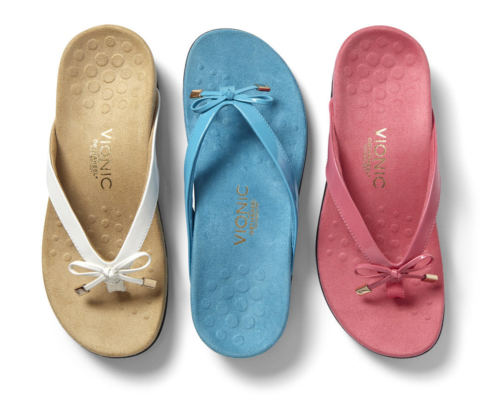 Vionic Bella - Women's Orthotic Thong Sandals - collection - White