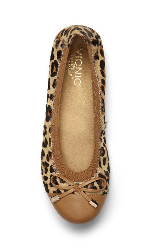 Vionic Spark Minna - Women's Casual Shoes -  Tan Leopard