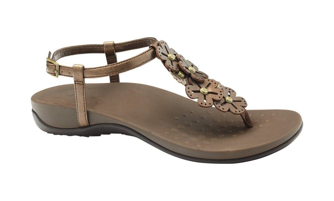 Vionic Julie - Women's Orthaheel Sandals - Bronze