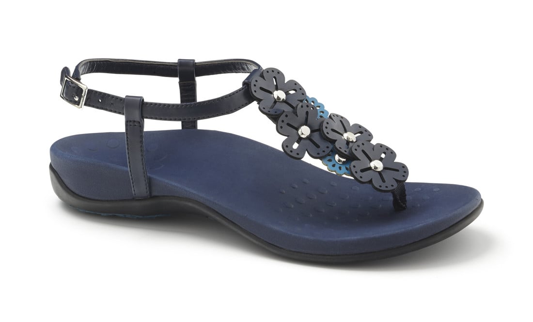 Vionic Julie - Women's Orthaheel Sandals - Navy
