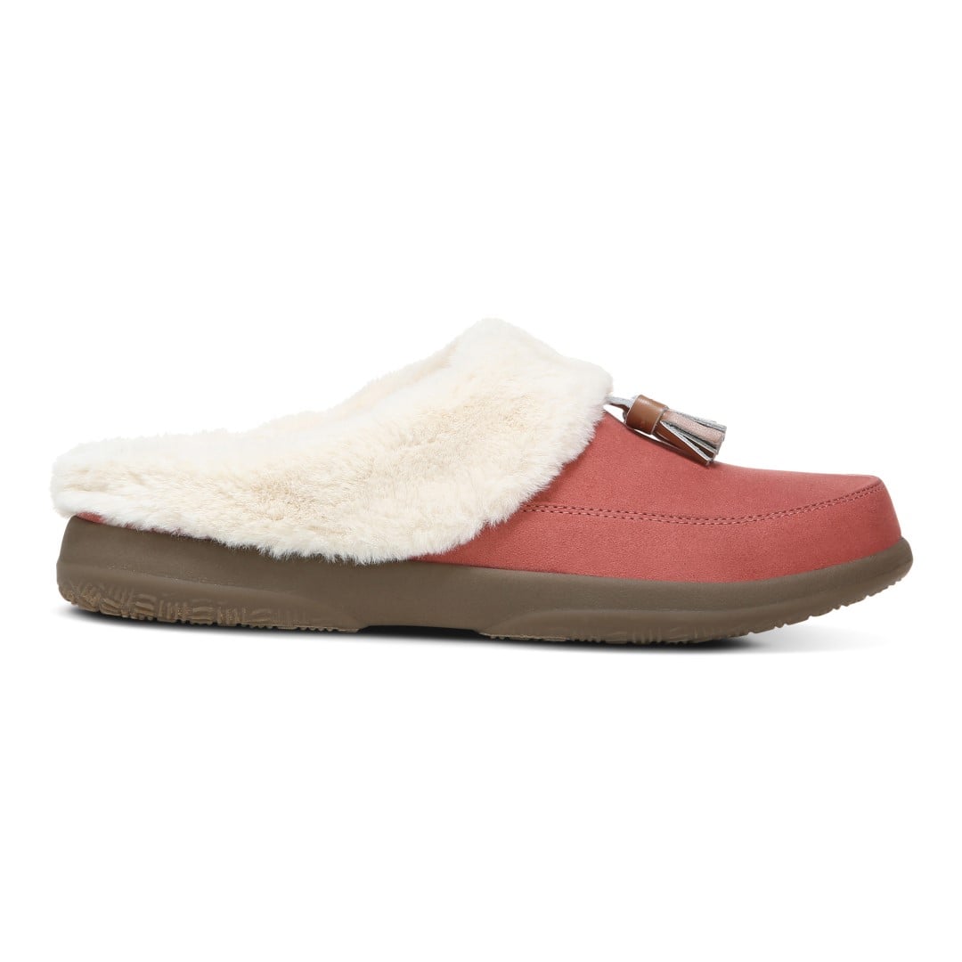 Vionic Perrin Womens Mule/Clog Casual - Dusty Cedar Micro - Right side