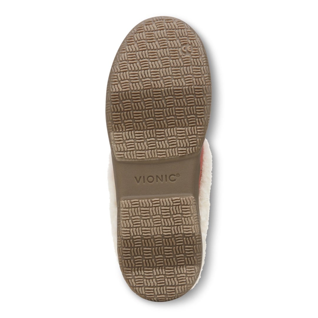 Vionic Perrin Womens Mule/Clog Casual - Dusty Cedar Micro - Bottom