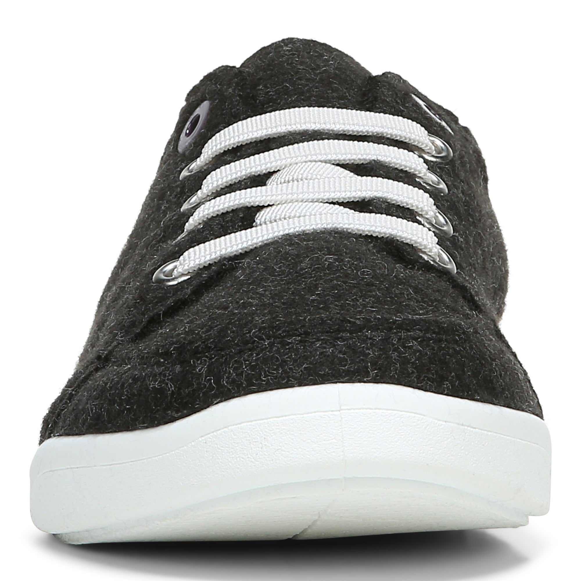 Vionic Pismo Women's Casual Supportive Sneaker - Black Jersey - 6 front view