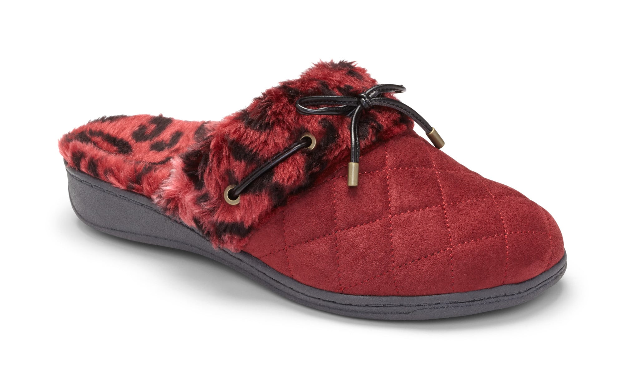 Vionic Pleasant Women's Orthotic Support Slippers - Wine main