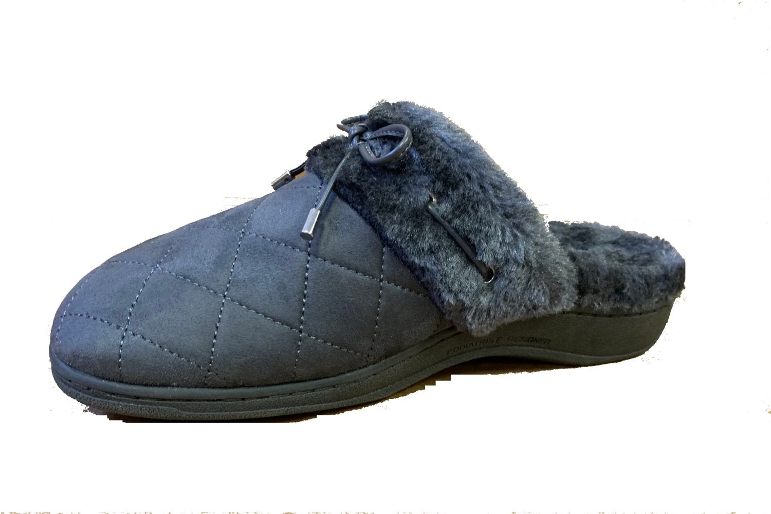 Vionic Pleasant Women's Orthotic Support Slippers - Slate Grey main1500