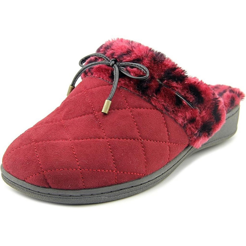Vionic Pleasant Women's Orthotic Support Slippers - Wine Side