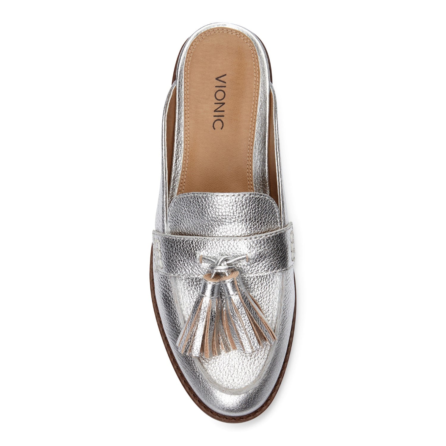 Vionic Wise Reagan - Women's Casual Mule - 3 top view Silver