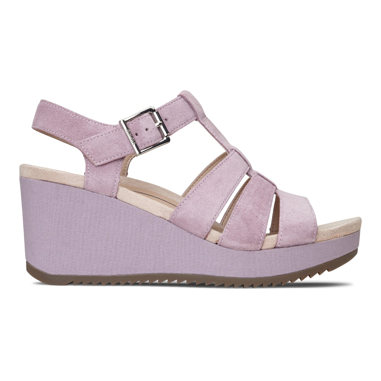 Vionic Tawny Women's Wedge Sandal - Mauve - 4 right view