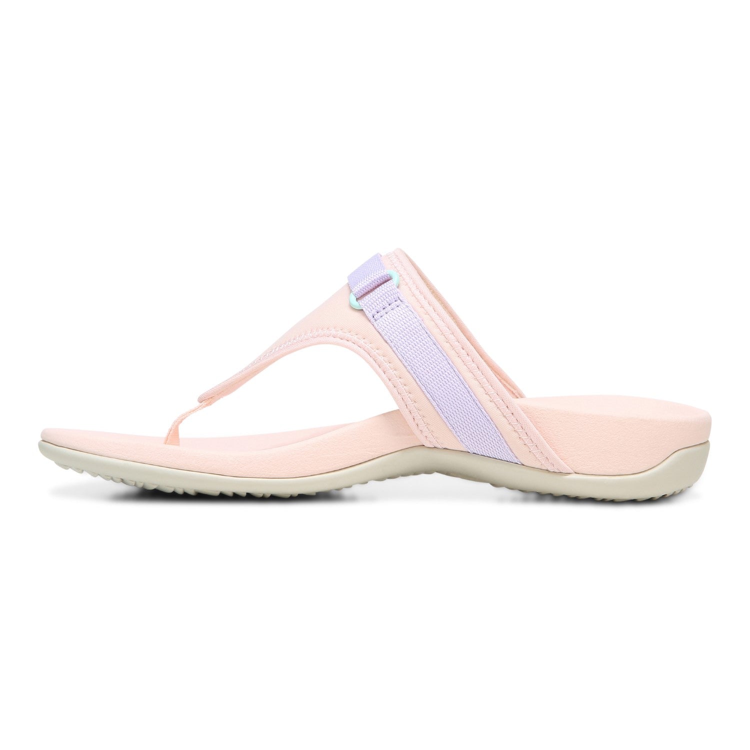 Vionic Tiffany Women's Toe Post Supportive Sandal - Pale Blush - 2 left view