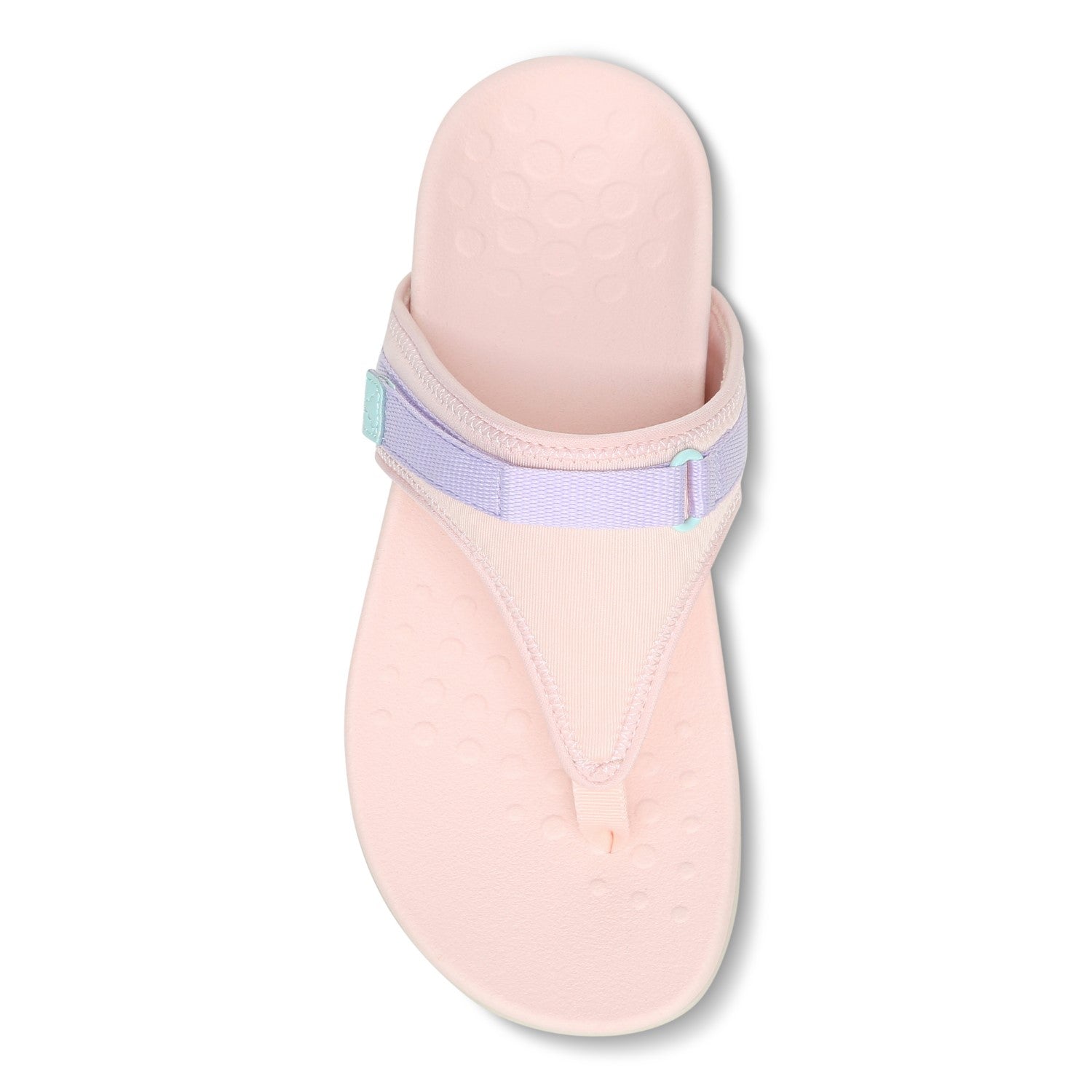 Vionic Tiffany Women's Toe Post Supportive Sandal - Pale Blush - 3 top view