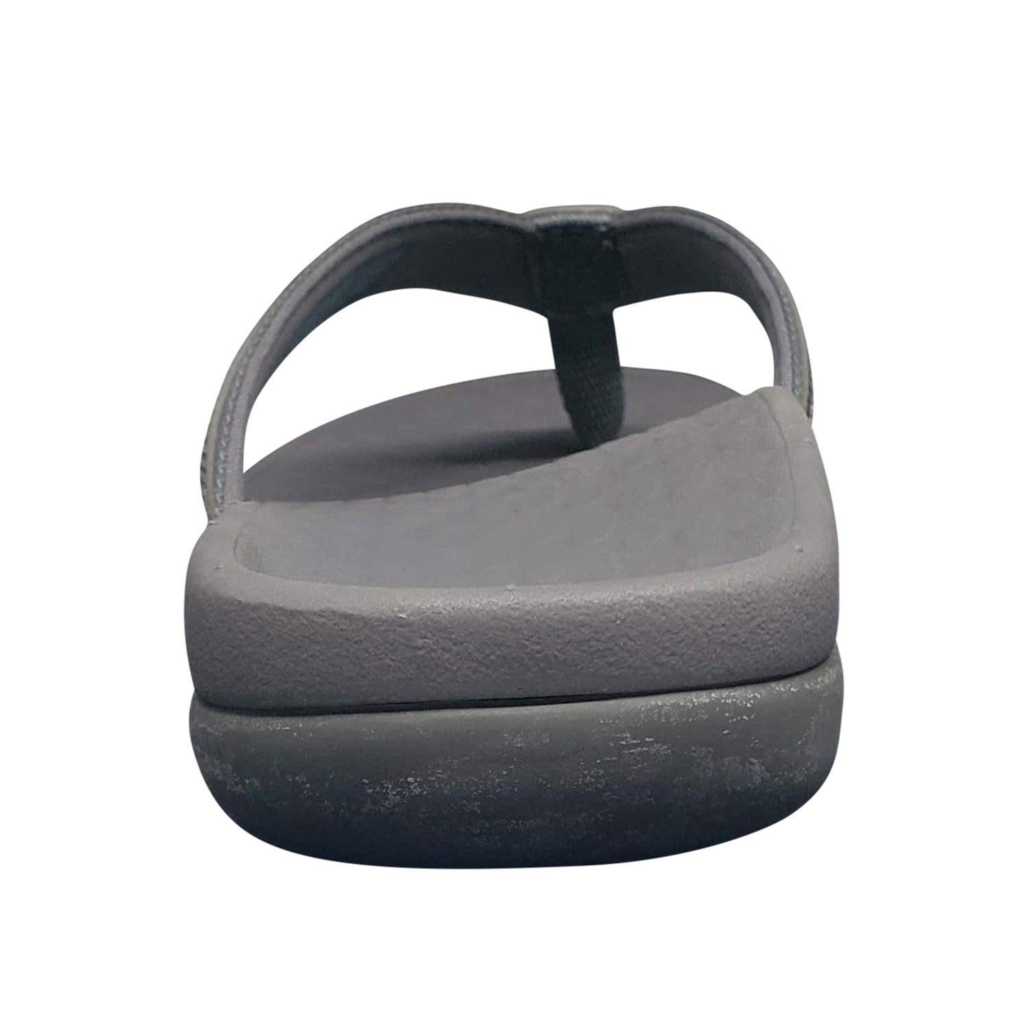 Vionic Tide II - Women's Leather Orthotic Sandals - Orthaheel - Grey  Floral Back