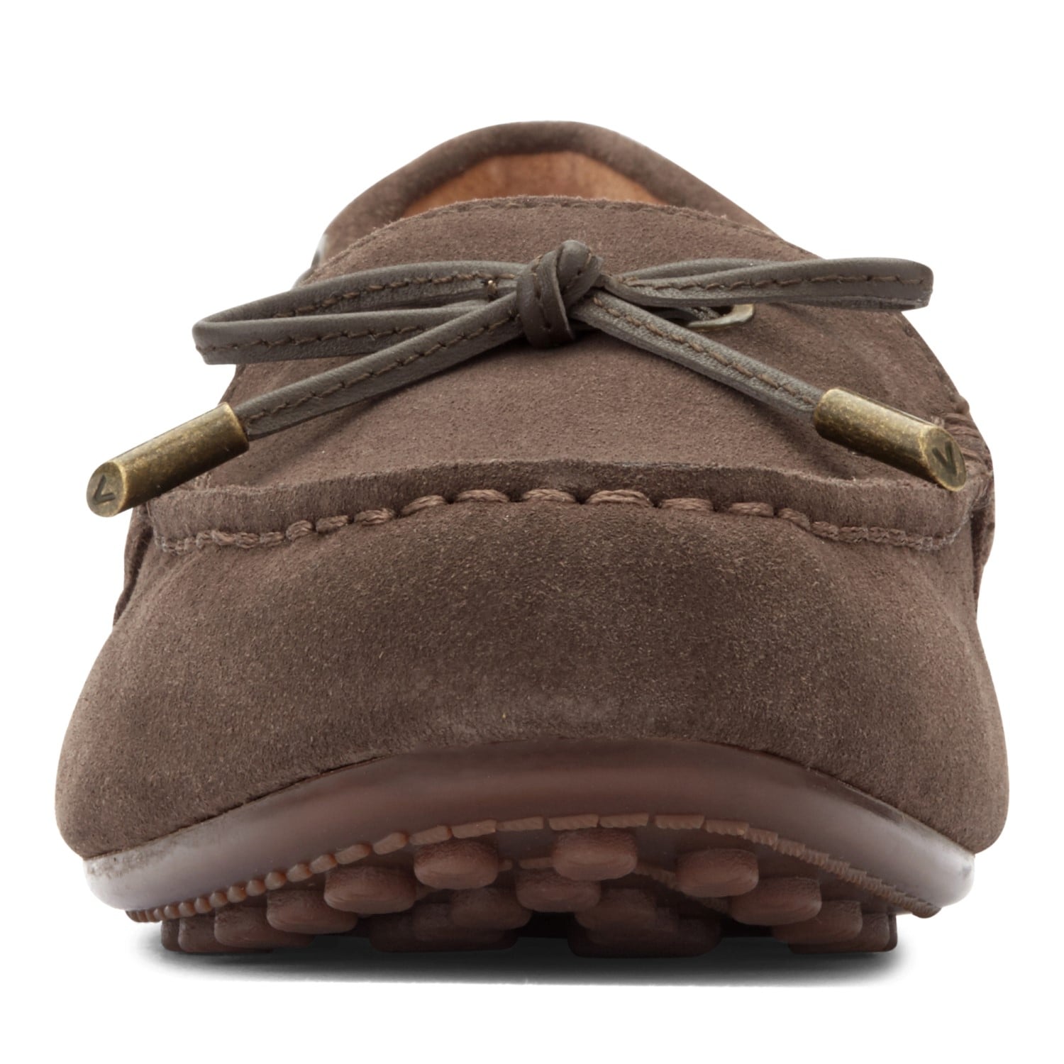 Vionic Honor Virginia - Women's Supportive Boat Shoe - Greige - 6 front view