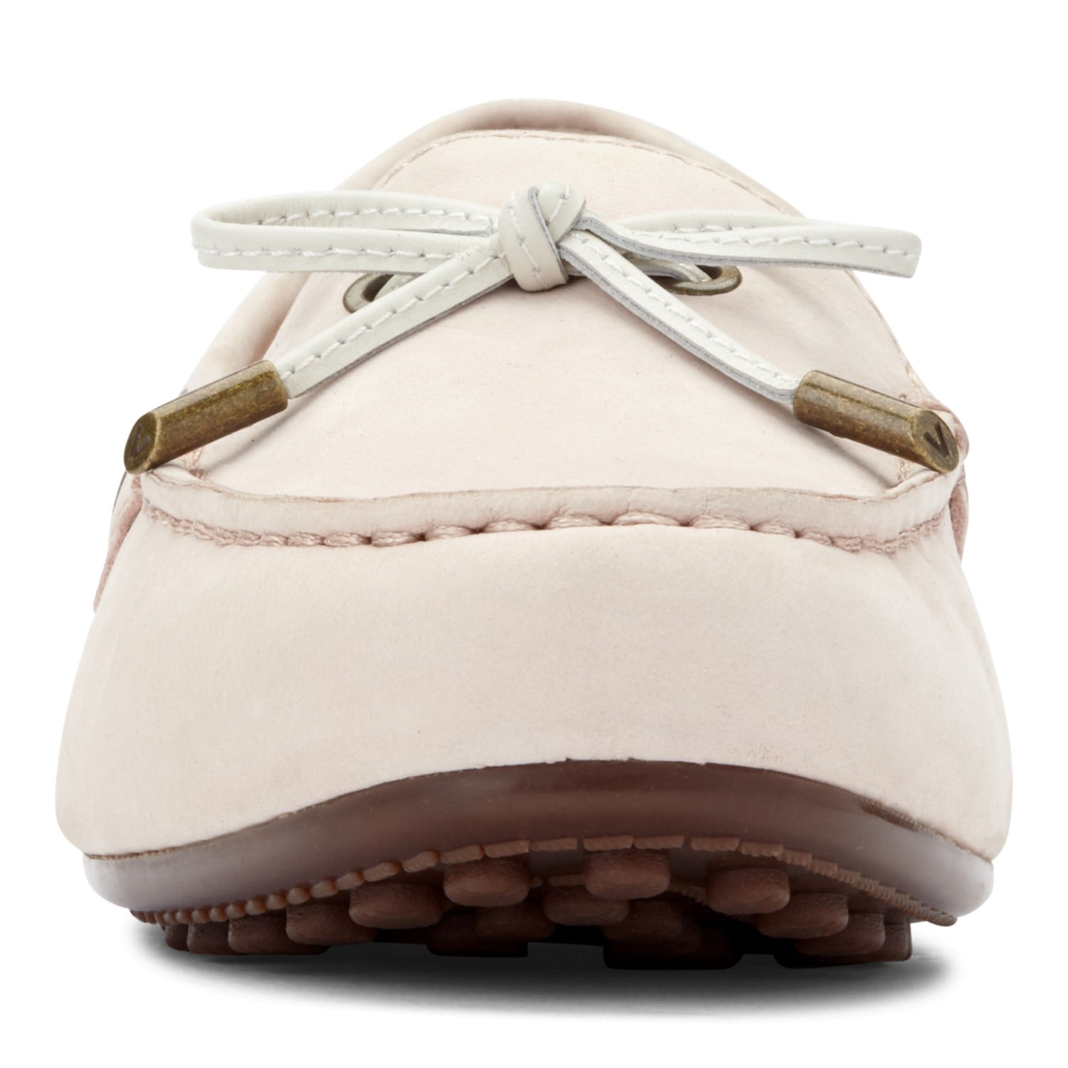 Vionic Honor Virginia - Women's Supportive Boat Shoe - Light Pink - 6 front view