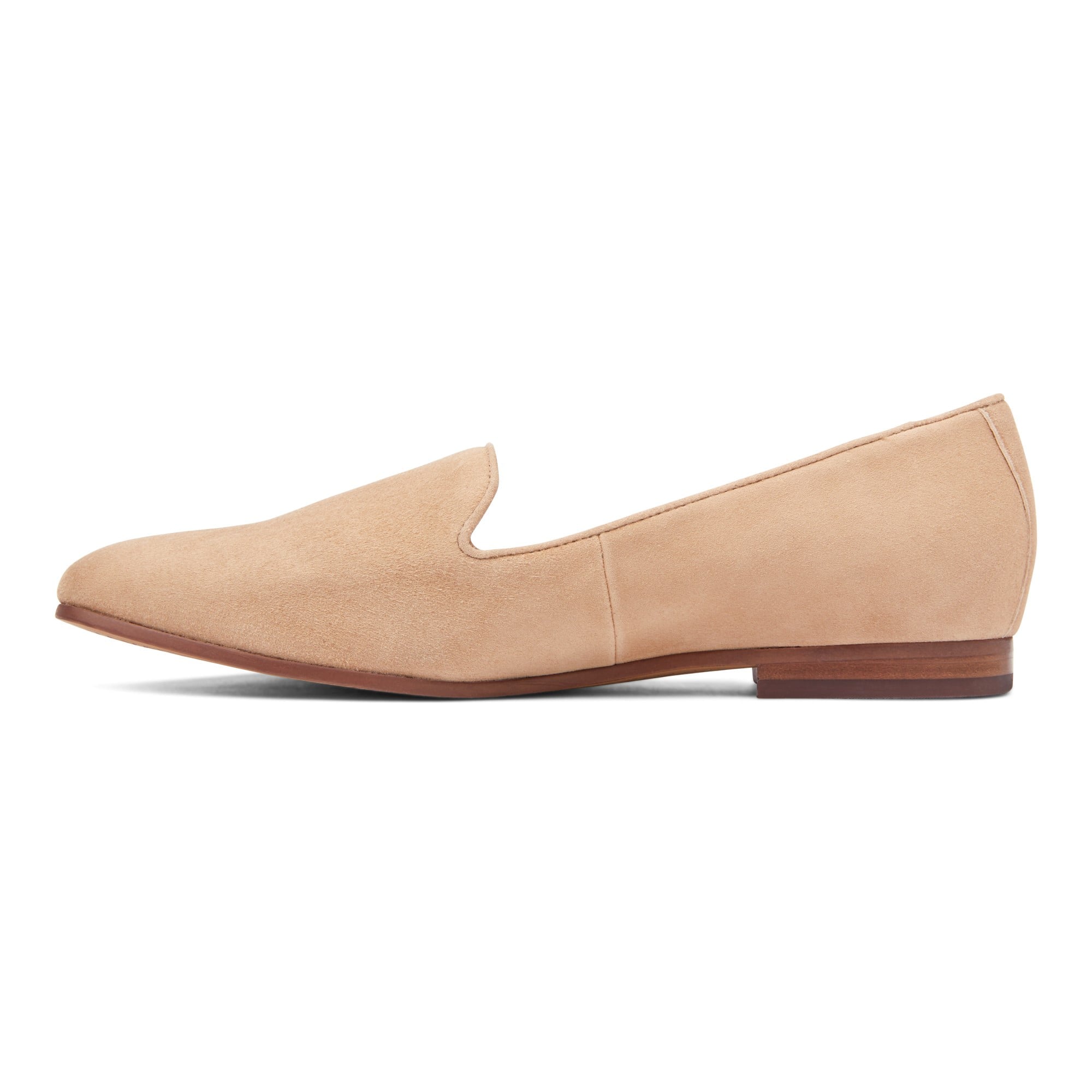 Vionic Willa Women's Slip-on Flat - Wheat Suede - 2 left view