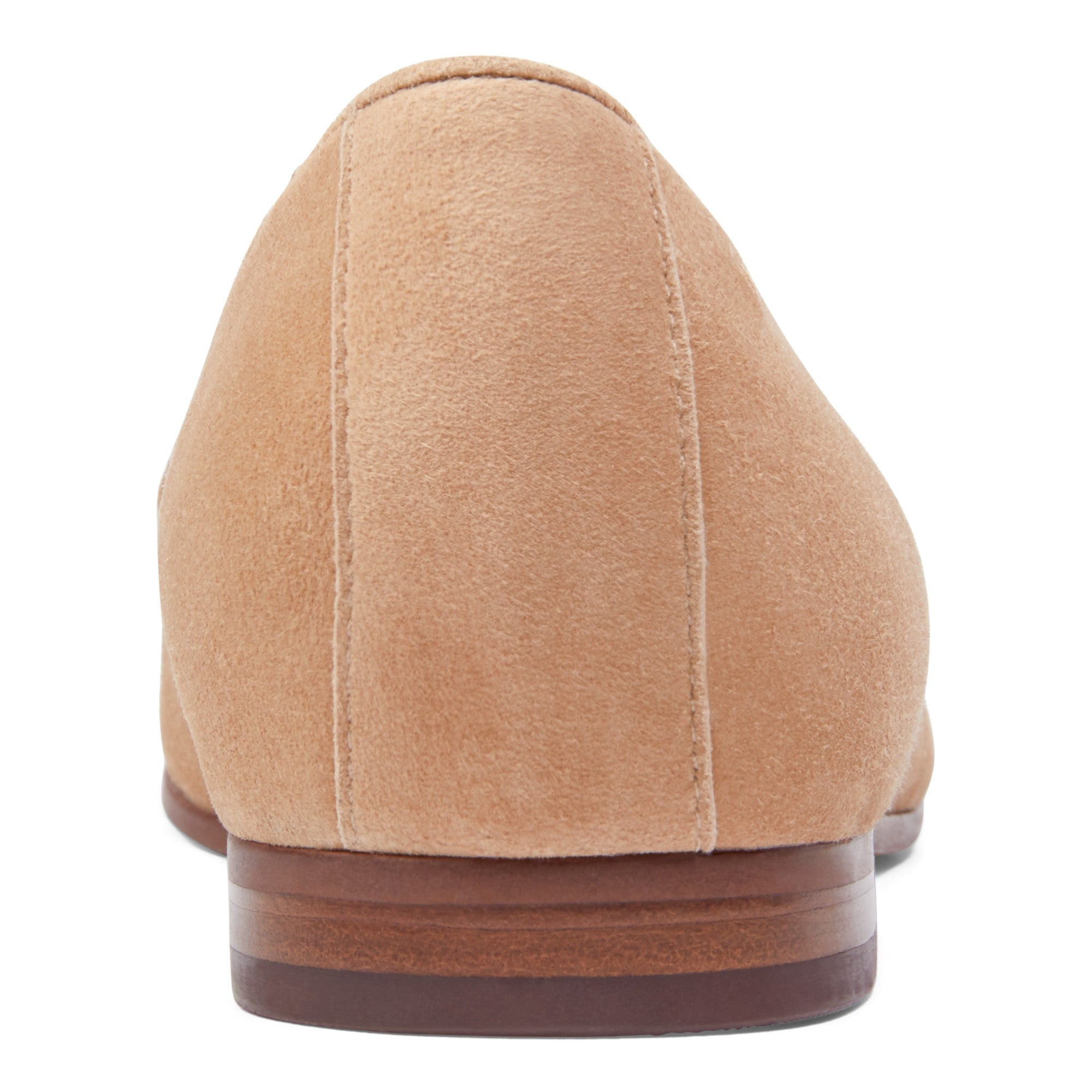 Vionic Willa Women's Slip-on Flat - Wheat Suede - 5 back view