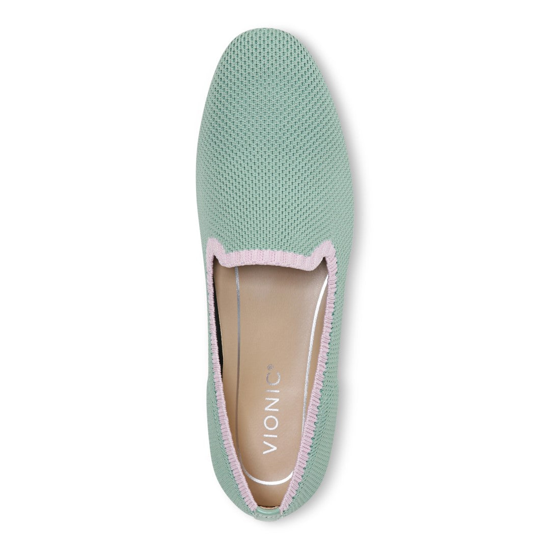 Vionic Willa Knit Womens Slip On/Loafer/Moc Casual - Frosty Spruce Knit - Top