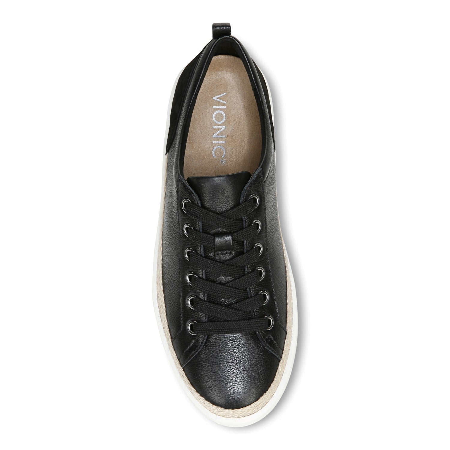 Vionic Winny Women's Casual Sneaker - Black Leopard - 3 top view