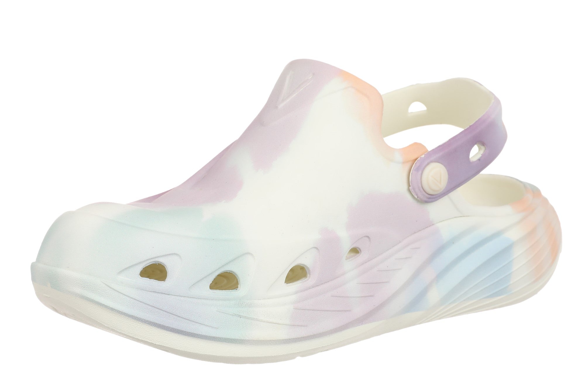 Vionic Wave RX Unisex Slip-on Supportive Cushioned Comfort Clog - Poppy Multi Orange - Orange-1