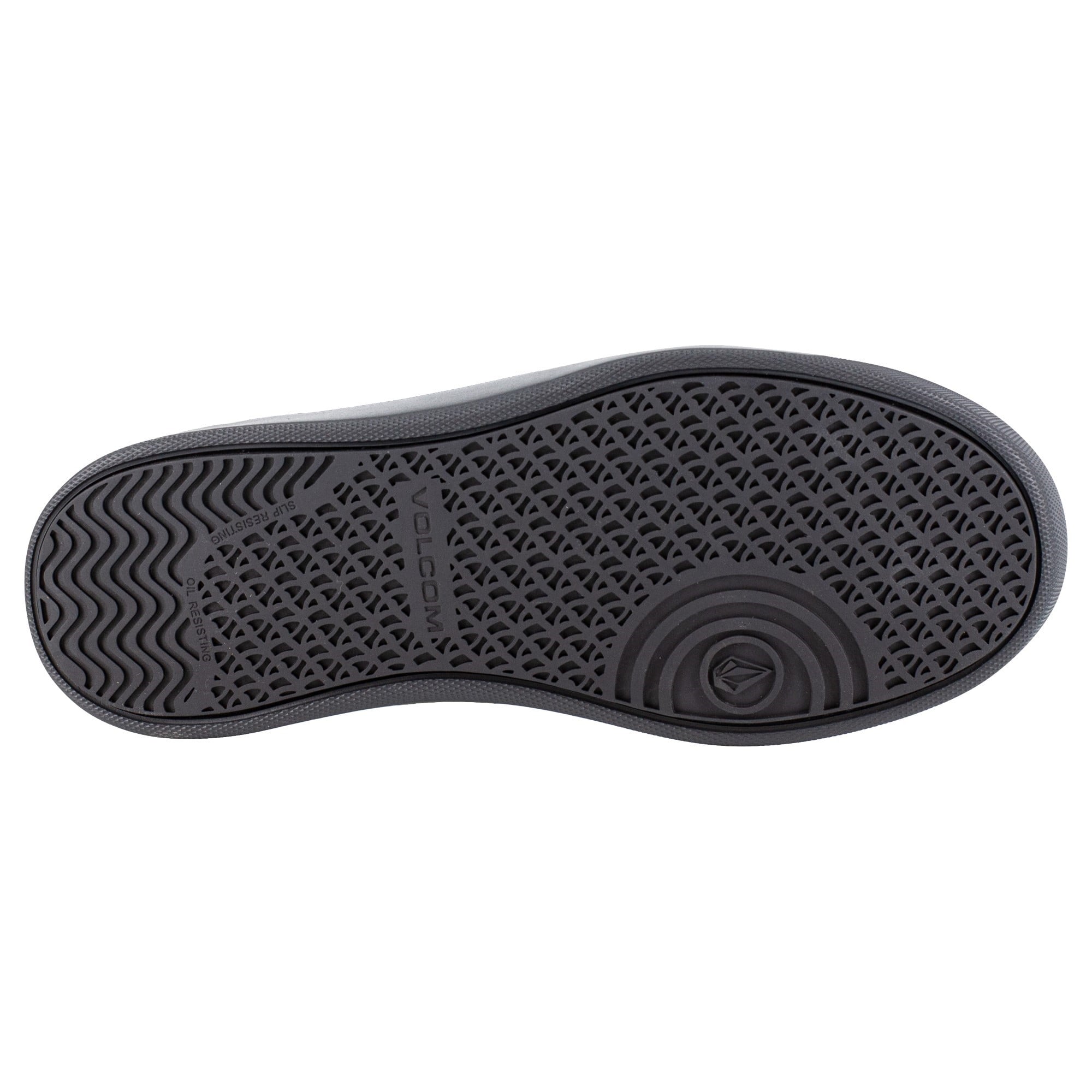 Volcom Evolve Men's Safety Toe Skate Shoe - Comp Toe - EH - SR - Triple Black - Bottom