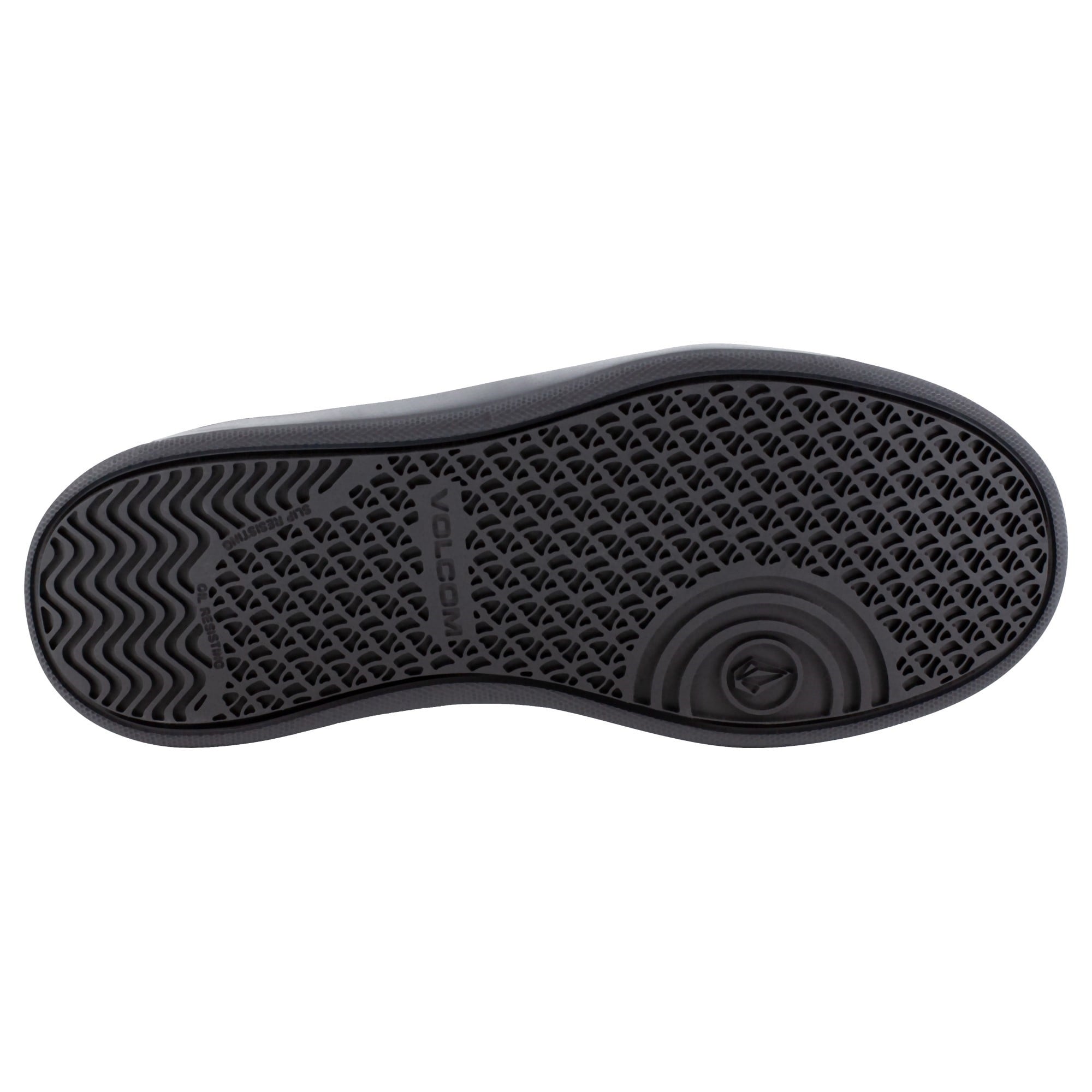 Volcom Evolve Men's Safety Toe High Top Work Shoe - Comp Toe - EH - SR - Triple Black - Bottom