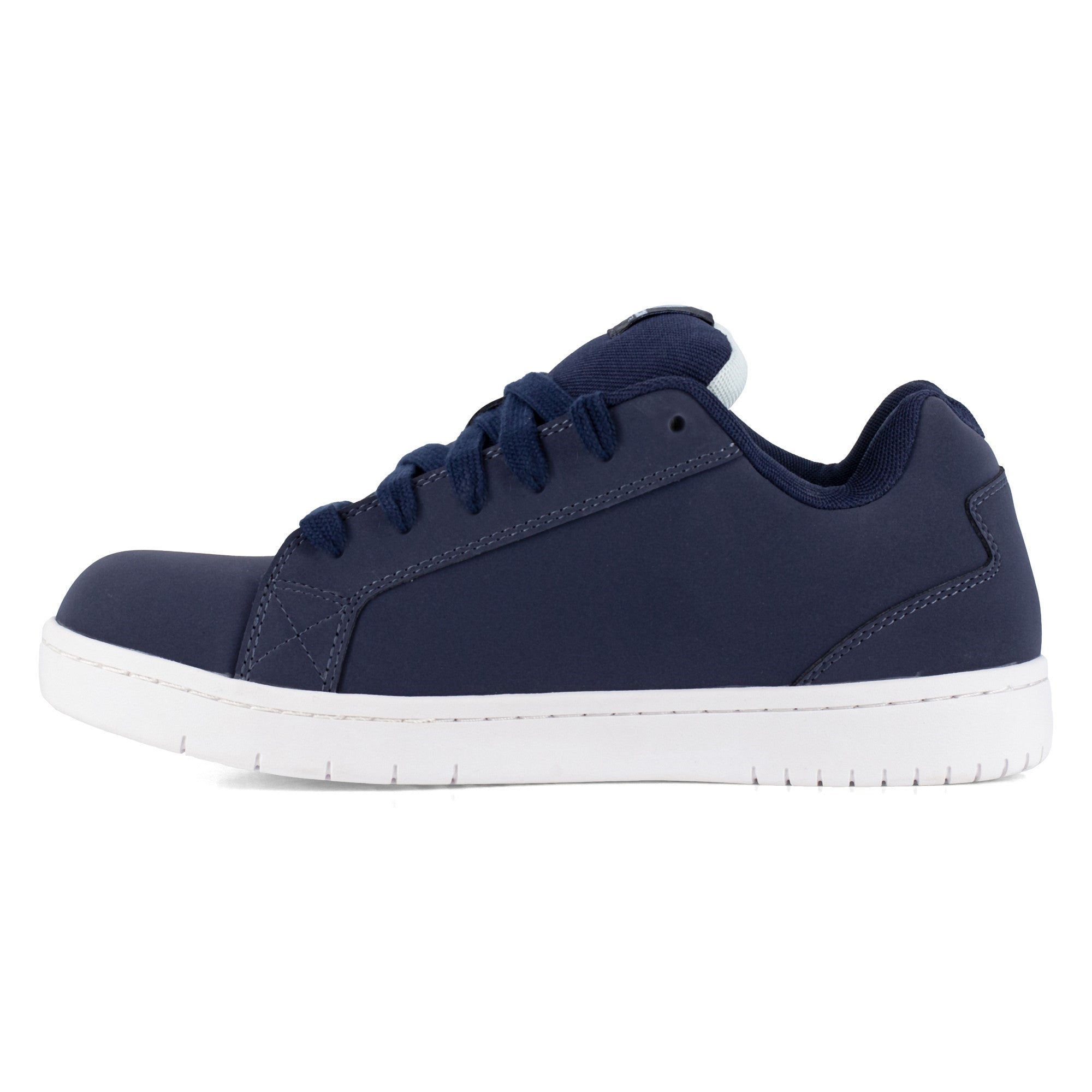 Volcom Stone Men's Comp Toe EH Skate Style Work Shoe - SR - Blue And Navy - Left side