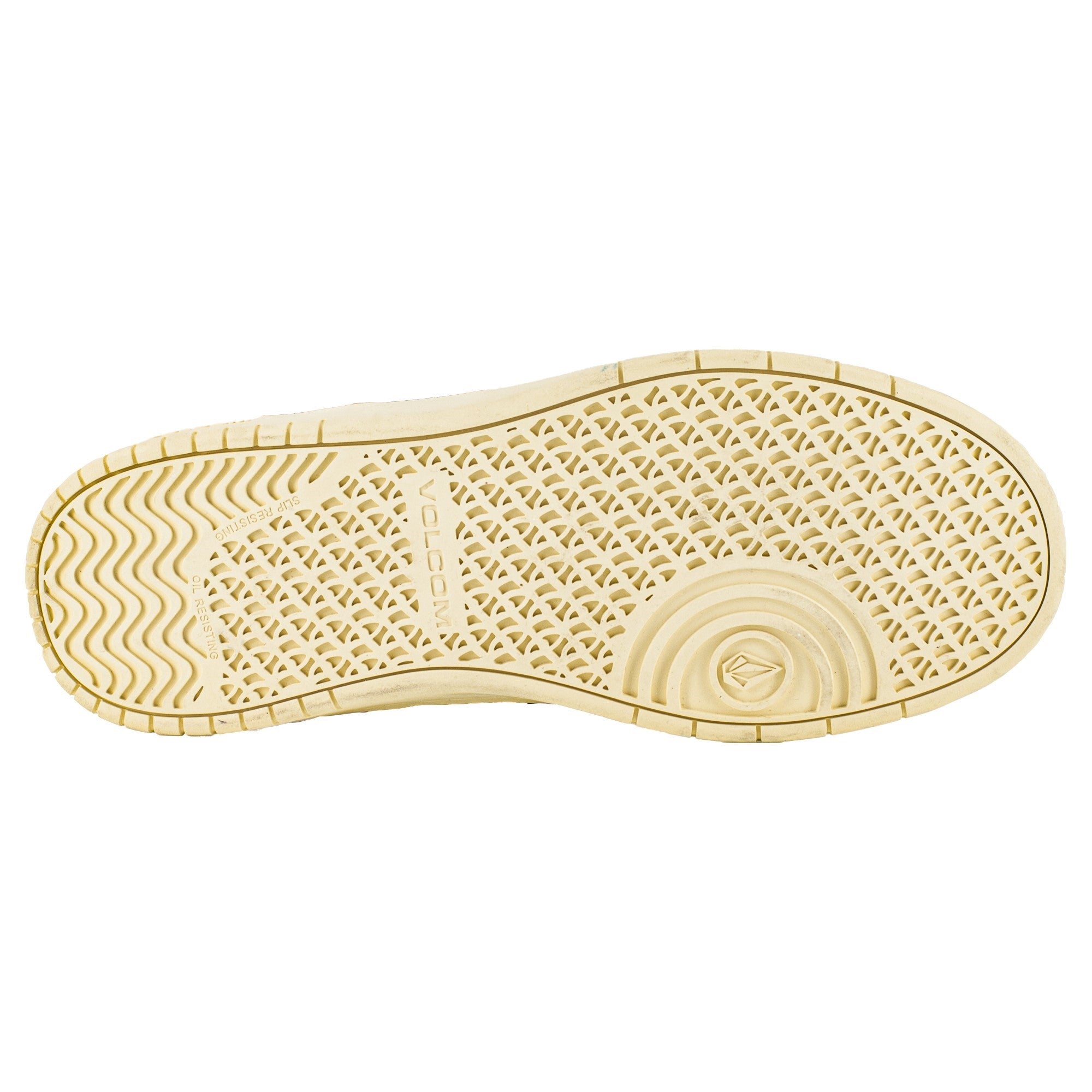 Volcom Vitals Women's Comp Toe SD10 Slip-Resistant Work Shoe - Black And Clay Orange - Bottom