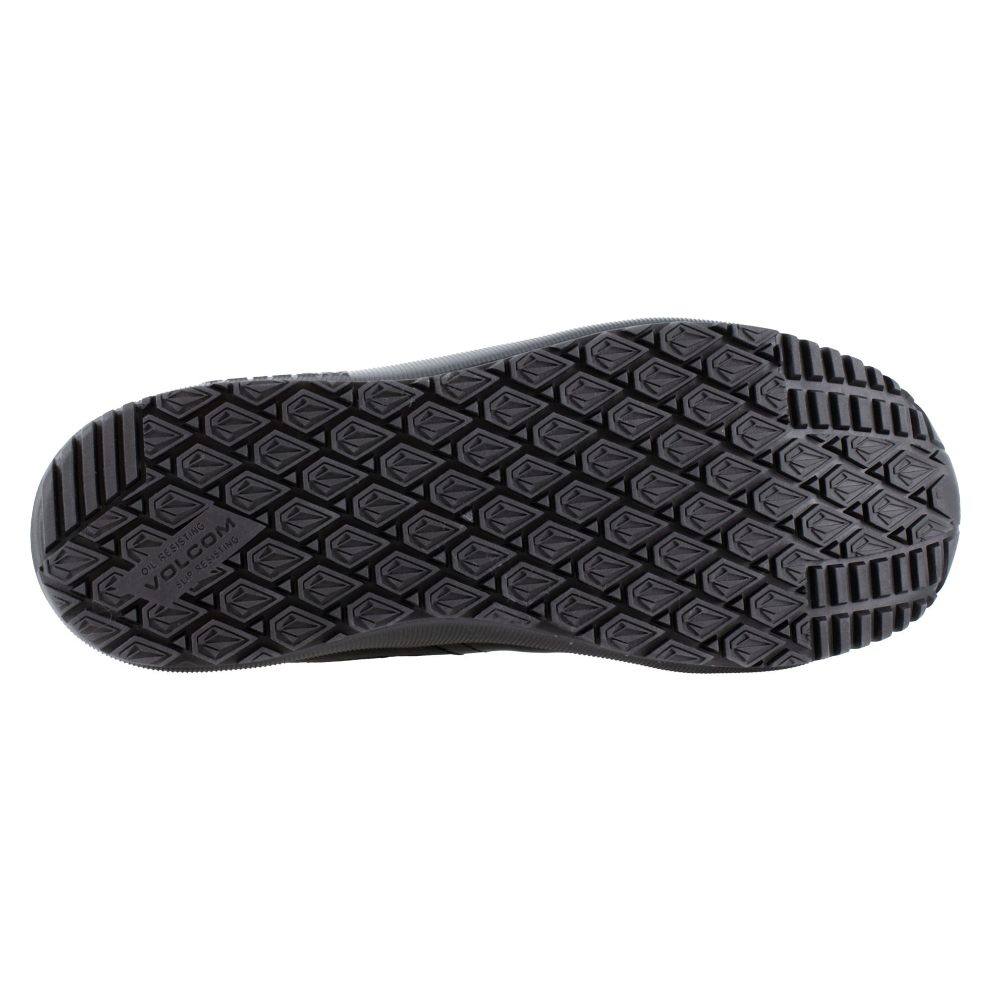 Volcom Men's Comp Toe Pull Up/Slip-on Safey Boot - ASTM F2413 - Timeless Style - TAA Compliant Easy On/Off - Street Shield - Black - Bottom