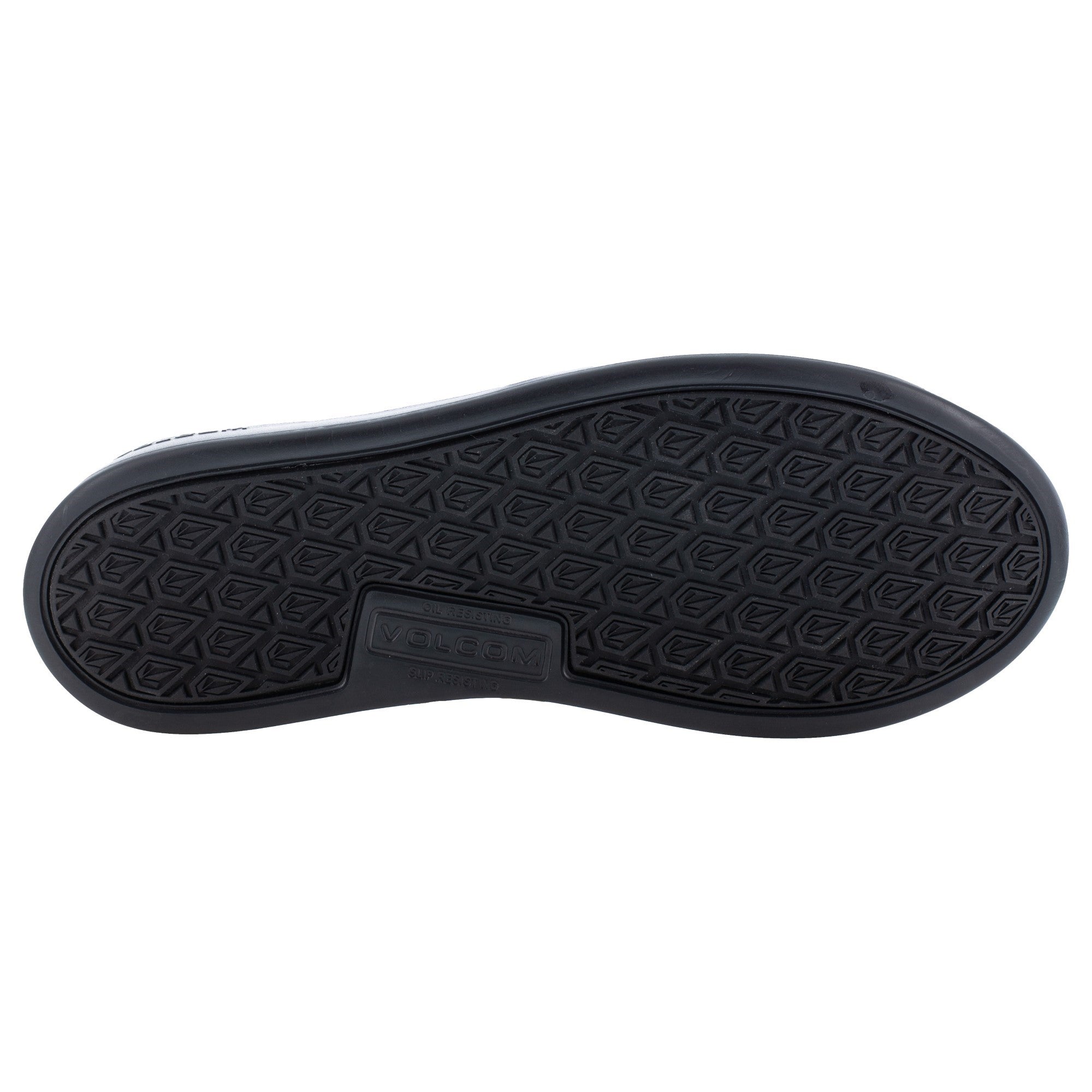Volcom Chill Men's Safety Shoe - Yo Man Style - Roomy Comp Toe - EH - Metal Free - SR - Black - Bottom