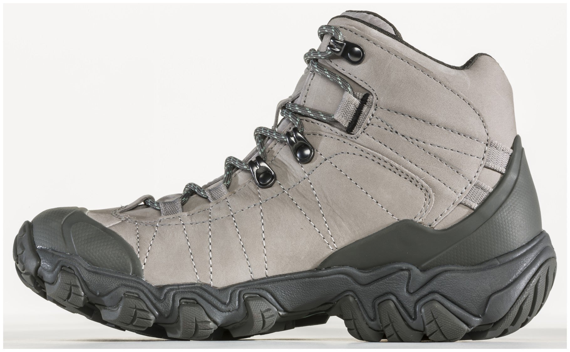 Oboz Bridger Mid Women's Waterproof Hiking Boot - Frost Gray Inside