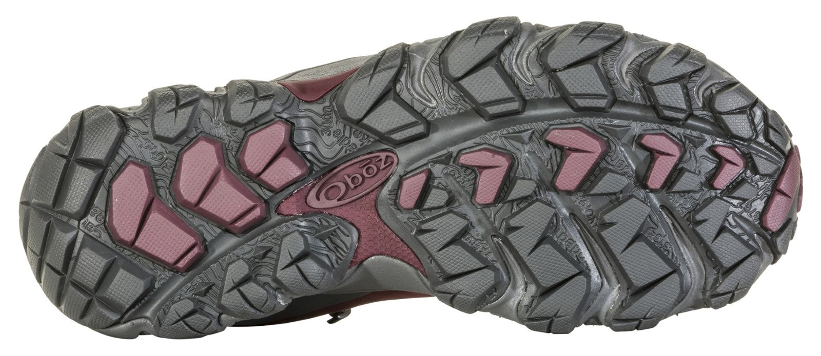 Oboz Bridger Mid Women's Waterproof Hiking Boot - Mahogany Bottom