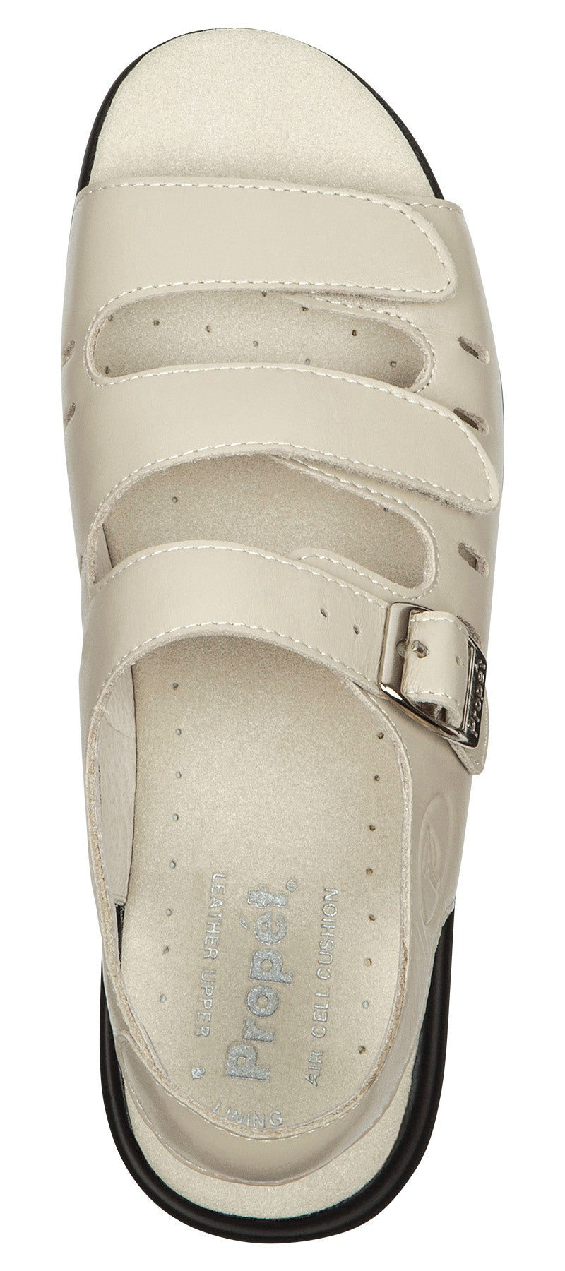 Propet Breeze Womens Sandals - Bone - top view
