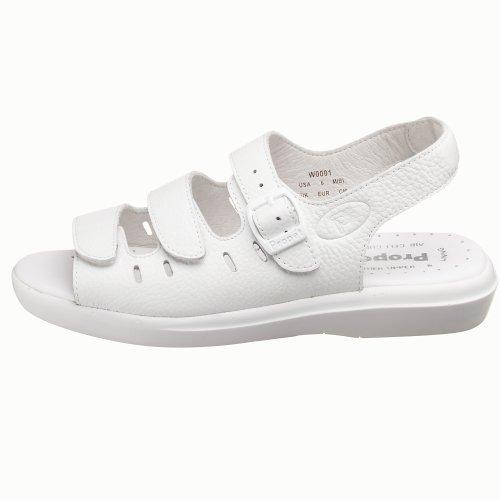 Propet Breeze - Women's Supportive Sling-Back Sandals - White