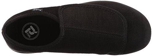 Propet Cush 'N Foot - Women's Orthopedic Stretchable A5500 Diabetic Shoes - Corduroy-Black