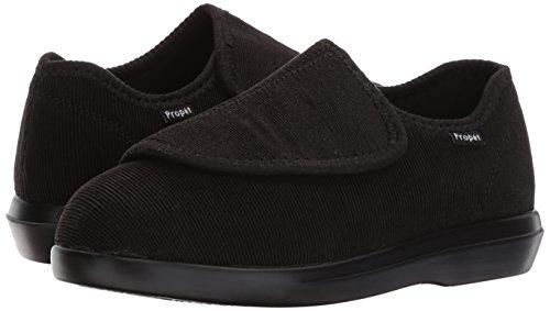 Propet Cush 'N Foot - Women's Orthopedic Stretchable A5500 Diabetic Shoes - Corduroy-Black