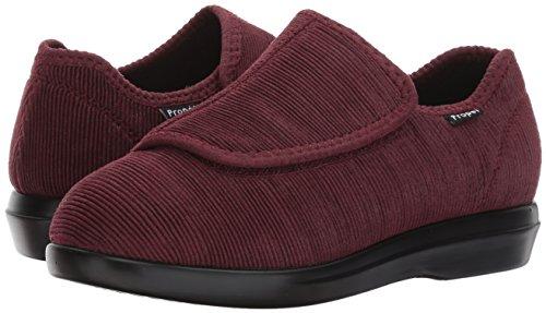 Propet Cush 'N Foot - Women's Orthopedic Stretchable A5500 Diabetic Shoes - Corduroy-Merlot