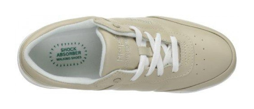 Propet Washable Walker - Women's Casual Orthopedic Shoe - Bone/White Leather