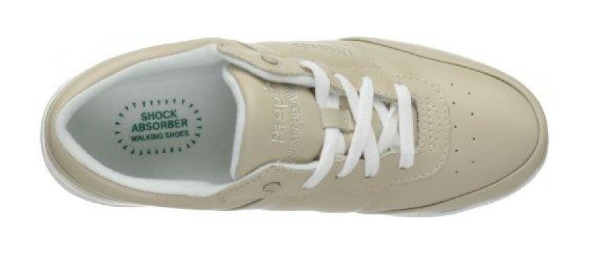 Propet Washable Walker - Women's Casual Orthopedic Shoe - Bone/White Leather