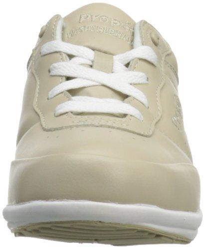 Propet Washable Walker - Women's Casual Orthopedic Shoe - Bone/White Leather