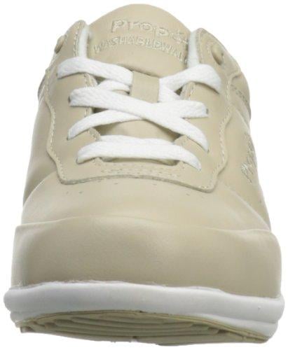 Propet Washable Walker - Women's Casual Orthopedic Shoe - Bone/White Leather