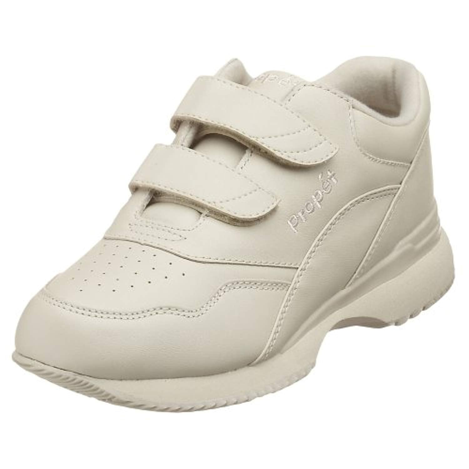 Propet Tour Walker Strap Women's Comfort Walking Shoes with Arch Support in Sport White