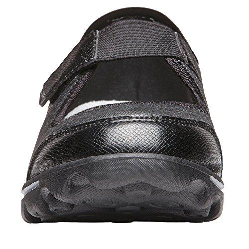 Propet Onalee - Women's Stretchable Mary Jane Shoe - Grey/Black