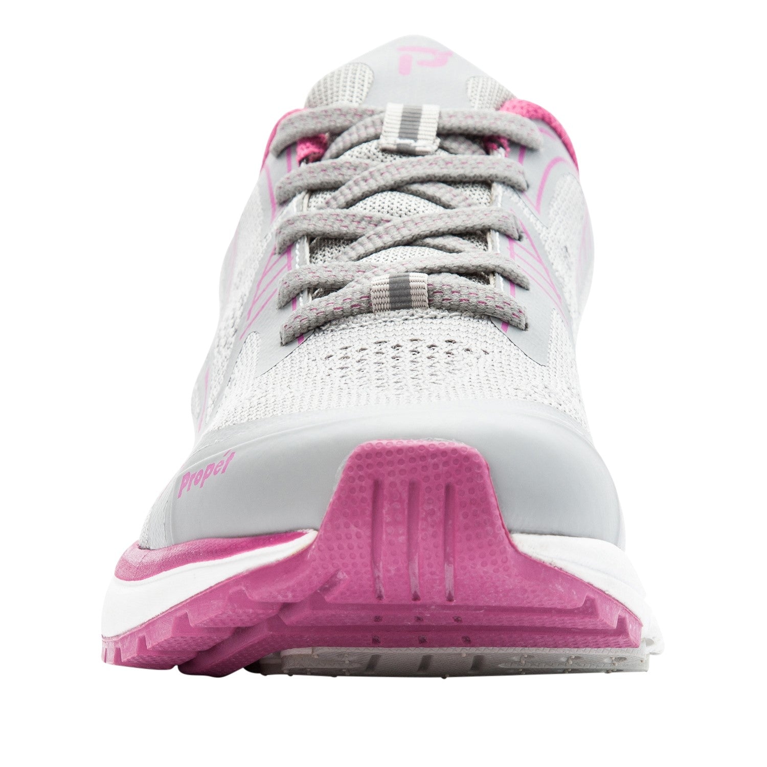 Propet Propet One LT Womens Active - Grey/Berry - front view