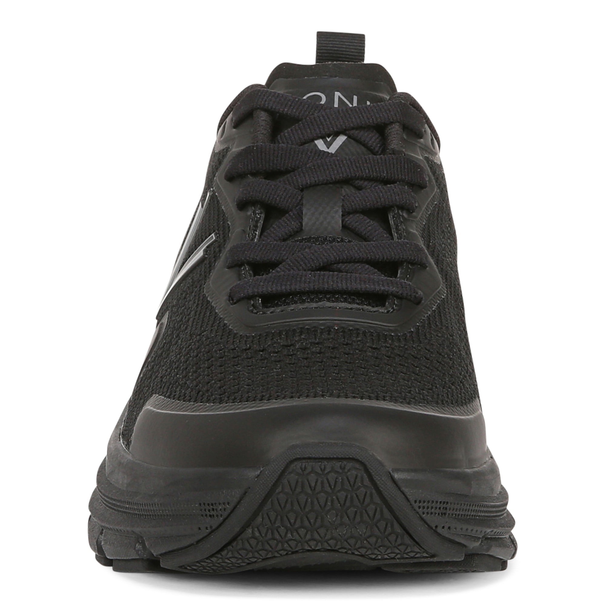 Vionic Walk Max Women's Lace Up Comfort Sneaker - Black - Front