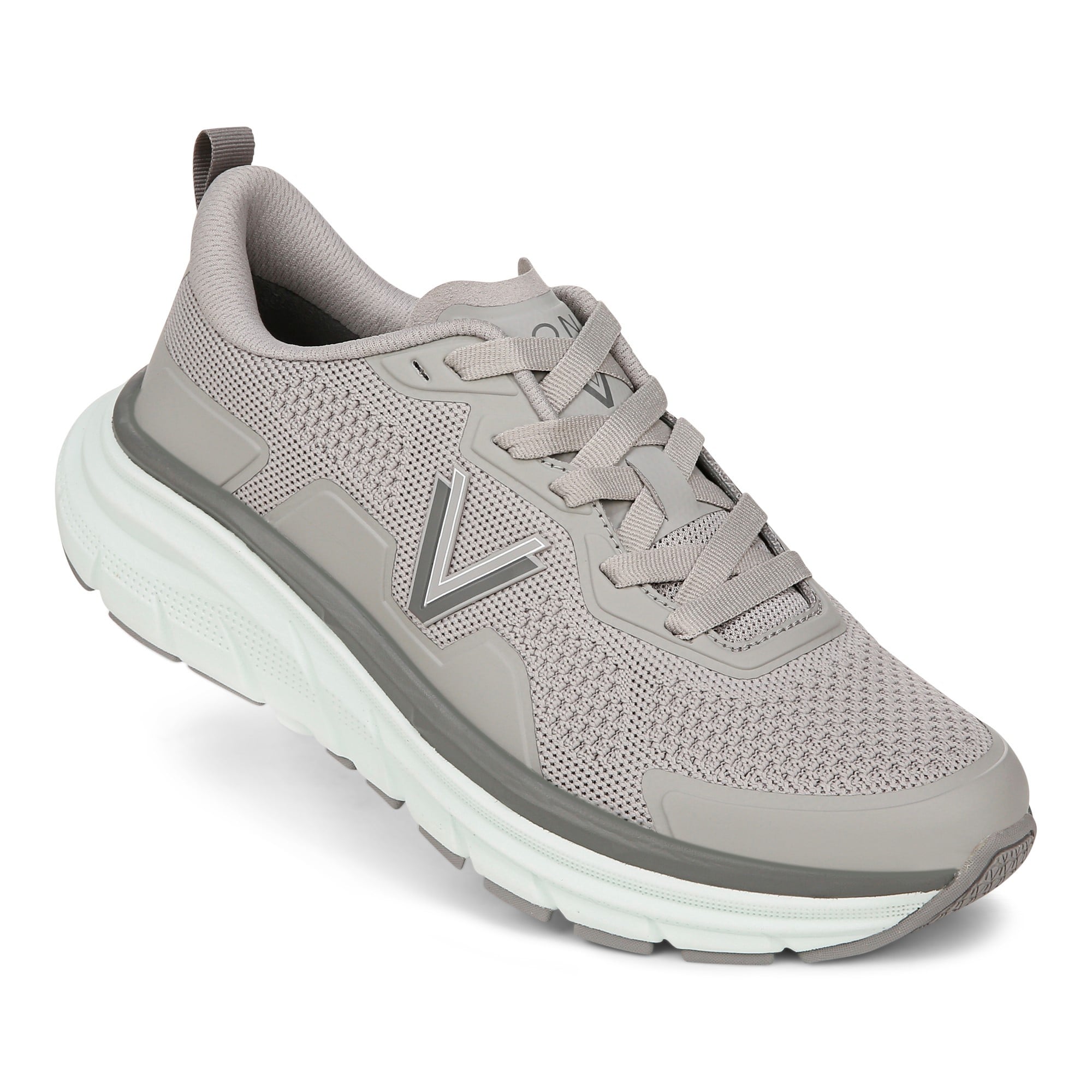 Vionic Walk Max Women's Lace Up Comfort Sneaker - Light Grey - WALK MAX-I8711M1020-LIGHT GREY-13fl-med