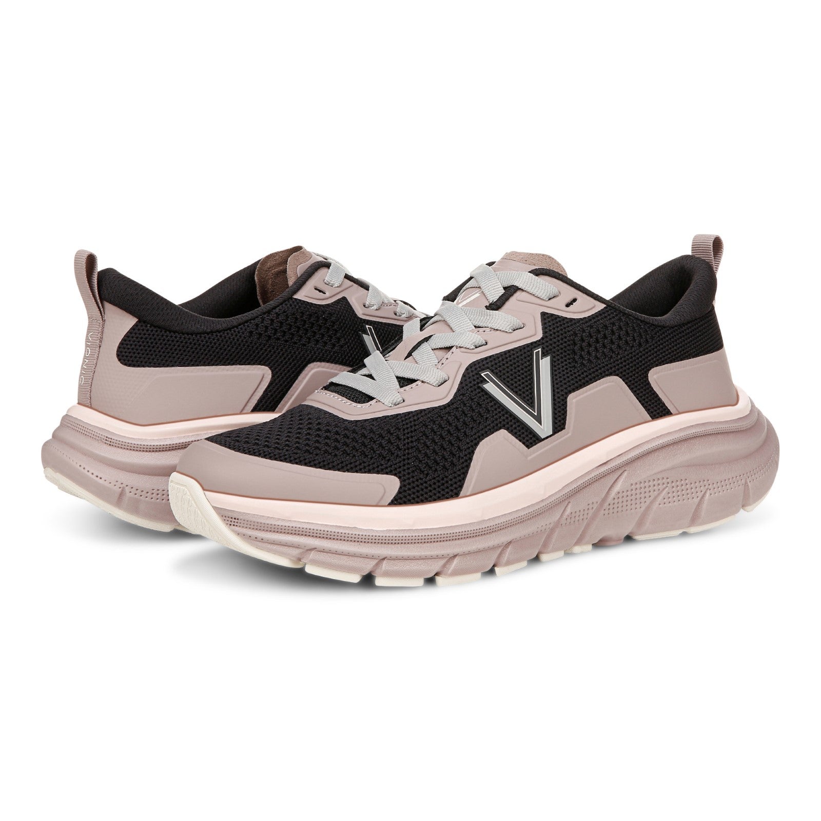 Vionic Walk Max Women's Lace Up Comfort Sneaker - Magnolia Dusk/Phantom - pair left angle