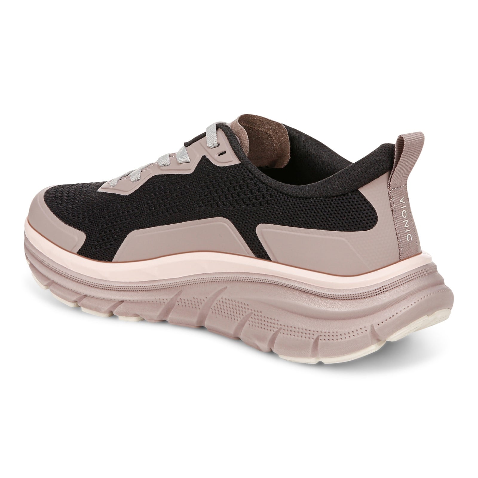 Vionic Walk Max Women's Lace Up Comfort Sneaker - Magnolia Dusk/Phantom - Back angle